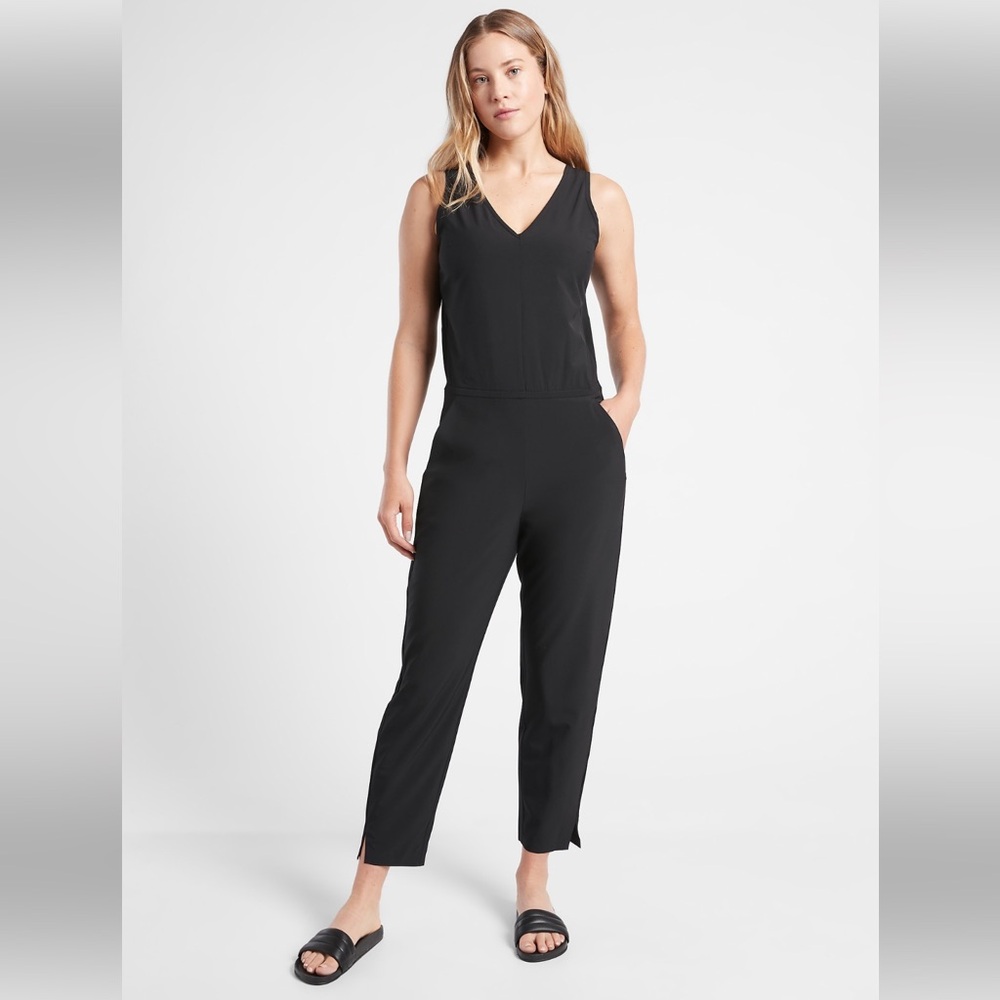 ATHLETA BROOKLYN JUMPSUIT IN BLACK